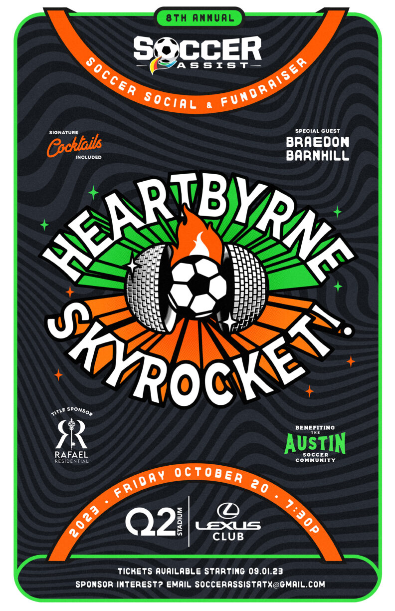 Heart Byrne - Skyrocket - 8th Annual Soccer Assist Fundraiser